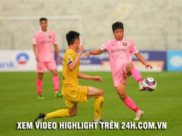 Bóng đá - Video Hà Tĩnh - Nam Định: Rượt đuổi kịch tính, 5 bàn mãn nhãn