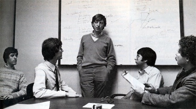 Những hình ảnh hiếm có khó tìm của Bill Gates và những cộng sự trong giai đoạn đầu lập nghiệp.
