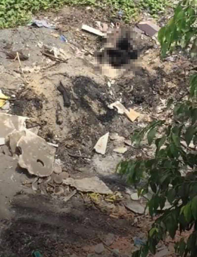 Khu vực phát hiện thi thể nạn nhân