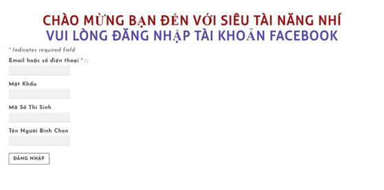 Mất tài khoản Facebook vì bình chọn ‘Siêu tài năng nhí’ - 2