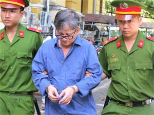 Bị cáo Trịnh Cẩm Tiêu tại tòa