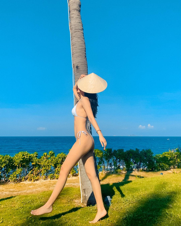 Sửng sốt vì bikini bé xíu của cô gái Hà Nội 22 lần thi hoa hậu, Quỳnh Anh Shyn... - 5
