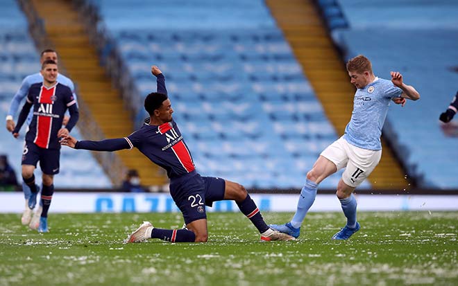 Man City nhảy múa trong mưa tuyết, vùi dập PSG - Neymar lần đầu vào chung kết Cúp C1 - 8