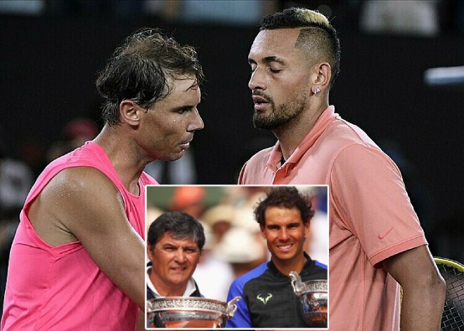 Ông Toni Nadal ca ngợi nick Kyrgios bất chấp "trai hư" từng có mâu thuẫn với Rafael Nadal