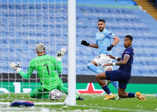 Mahrez lập cú đúp trong chiến thắng 2-0 của Man City tại trận lượt về