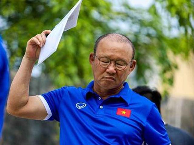 HLV Park Hang Seo không vui vì danh sách đội tuyển Việt Nam có lúc bị tiết lộ