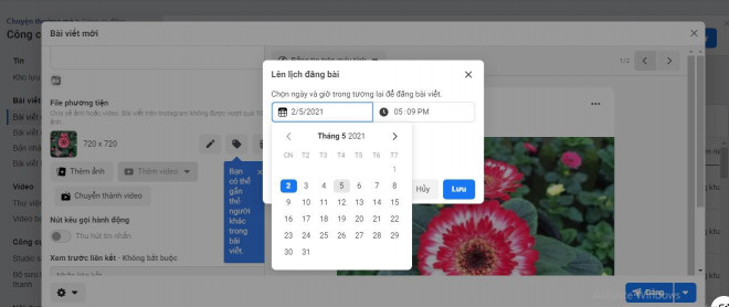 Hướng dẫn cách hẹn giờ đăng bài tự động trên Fanpage Facebook - 4