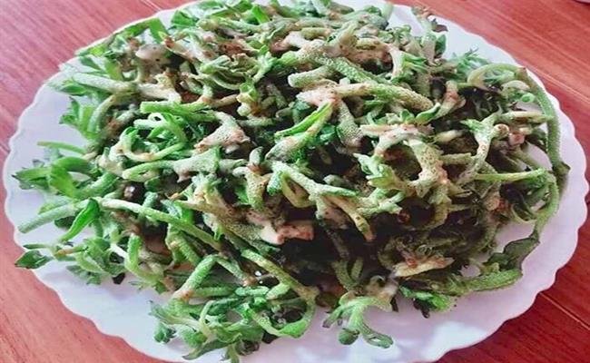 Rau kim cương thường được chế biến làm salad, món chiên, món súp.
