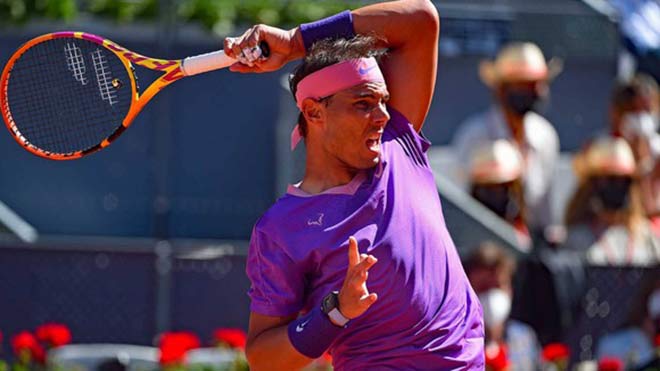 Nadal đang không gặp quá nhiều trở ngại ở những vòng đầu của Madrid Open