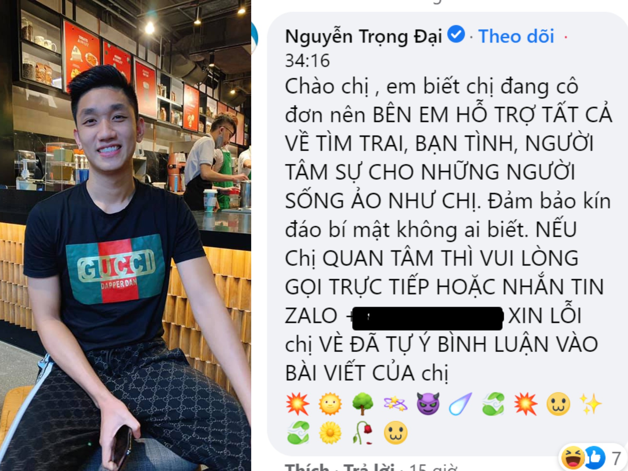 "Tiền vệ đẹp trai nhất tuyển Quốc gia" thả thính sao nữ trễ nải vòng 1 khi livestream - 4