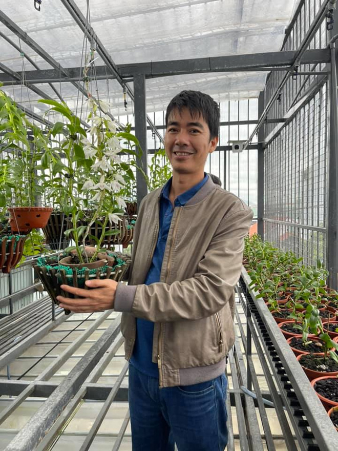 Nghệ nhân Hoàng Đình Hiếu mãn nhãn với mô hình trồng hoa lan - 3