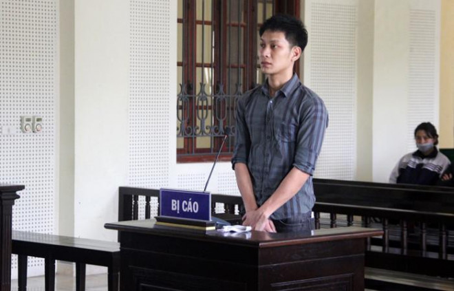 Bị cáo Đinh Khắc Quý tại phiên tòa