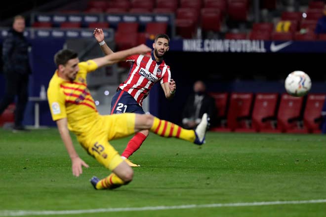 Trực tiếp bóng đá Barcelona - Atletico Madrid: Lemar sớm uy hiếp chủ nhà - 12