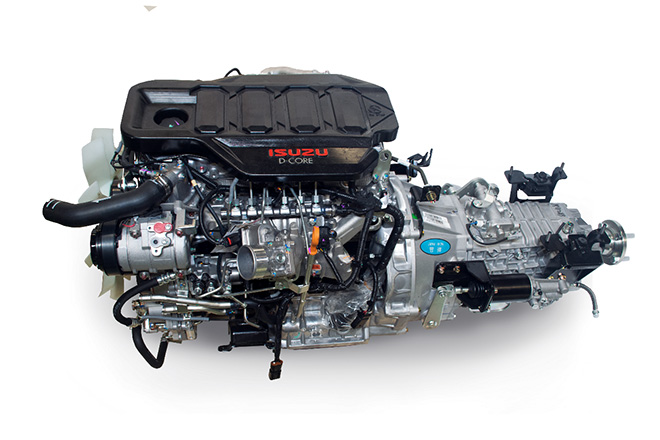 Động cơ Isuzu 4JJ1GD công suất mạnh mẽ, đạt 163PS/3.000rpm