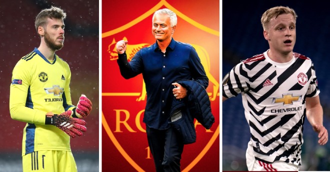 Sau khi tiếp quản AS Roma, Mourinho lập tức nhắm tới De Gea và Van De Beek