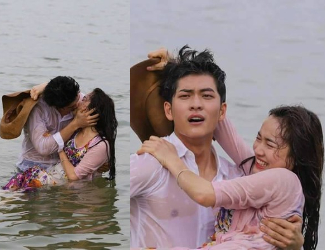 Trong một&nbsp;tập khác, Linh (Nhã Phương) và Junsu (Kang Tae Oh) cùng chèo thuyền thúng và có màn khóa môi nóng bỏng giữa biển khiến khán giả “đừng ngồi không yên”. Hình ảnh cả hai đều ướt nhẹp và Kang Tae Oh gần như mặc áo xuyên thấu khiến fan thích thú và liên tục “đẩy thuyền” mặc dù Nhã Phương là “hoa đã có chủ”.
