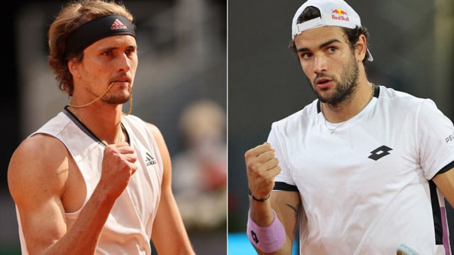 Alexander Zverev và Matteo Berrettini đã cống hiến trận chung kết Madrid Masters năm nay vô cùng hấp dẫn