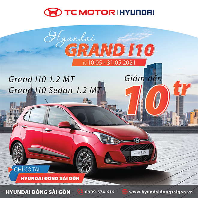 Hyundai Đông Sài Gòn KMBH Tháng 05: giảm giá 100 triệu, tặng 50% trước bạ, bảo hiểm vật chất xe - 6