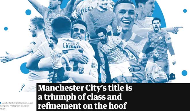Bài viết đặc biệt của The Guardian về chức vô địch của Man City