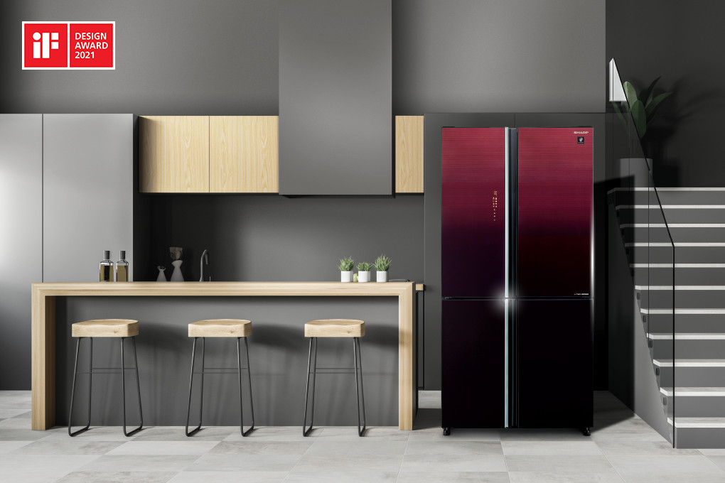 Tủ lạnh Sharp 4 Cửa đoạt giải thưởng thiết kế sản phẩm tại iF Design Award 2021