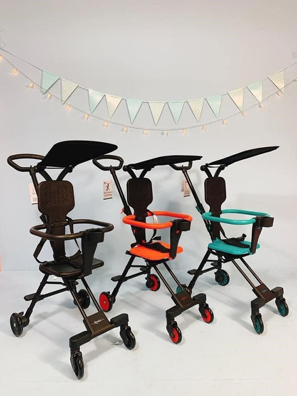 Xe đẩy gấp gọn Kinlee đảo chiều siêu gọn nhẹ cho các bé từ 8 tháng dùng đi dạo, đi chơi, siêu thị, du lịch