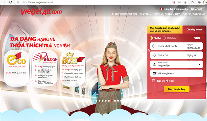 Vietjet ra mắt phiên bản website thông minh và nhiều tiện ích - 3