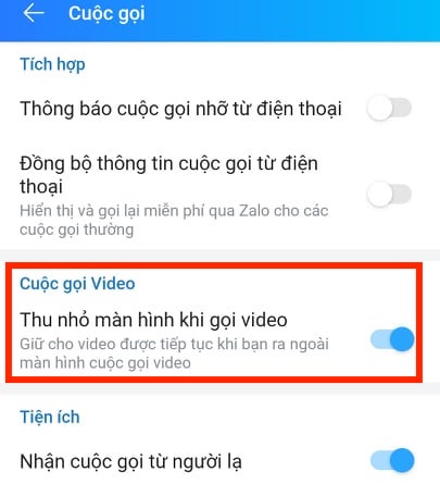 3 mẹo có thể bạn chưa biết khi video call bằng Zalo