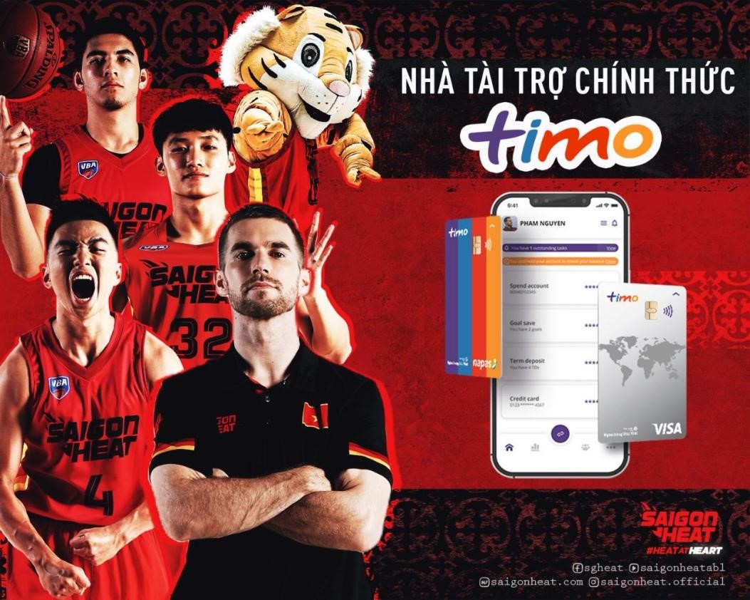 Timo trở thành nhà tài trợ chính thức của Saigon Heat tại VBA 2021 - 1