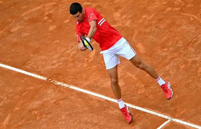 Đương kim vô địch Rome Masters thắng set 1 để giành lợi thế lớn trước đối thủ chủ nhà