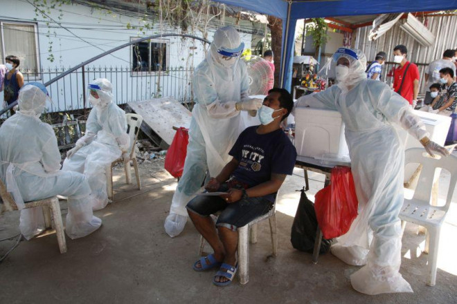 Thái Lan ghi nhận kỷ lục ca nhiễm Covid-19 mới trong 24 giờ. Ảnh: EPA-EFE