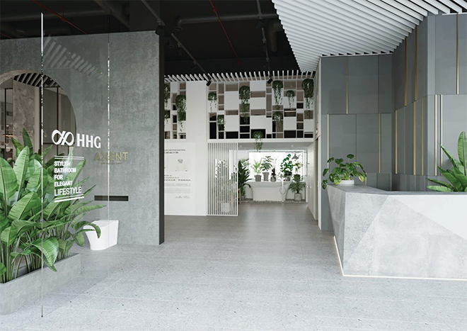 Showroom HHG như không gian triển lãm kiệt tác nghệ thuật với những thiết bị vệ sinh cao cấp hàng đầu thế giới