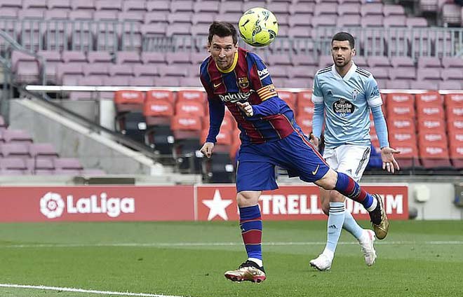 Messi mở tỷ số nhưng Barca vẫn "nếm trái đắng" khi đối đầu Celta Vigo ở Nou Camp