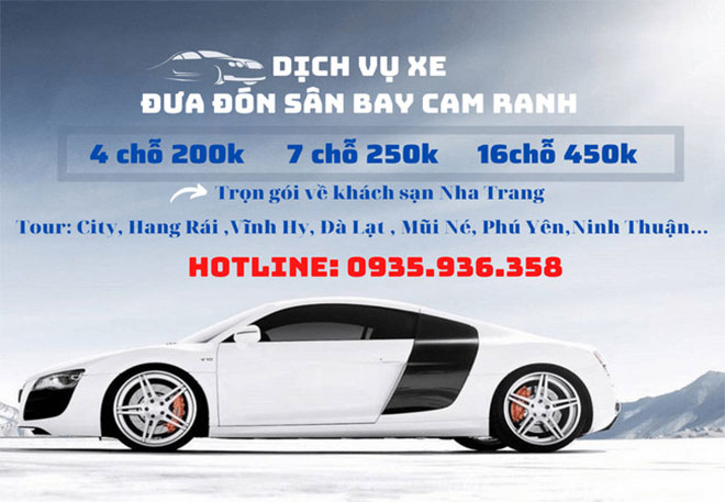 Dịch vụ xe đưa đón sân bay Cam Ranh Thu Hiền - Nha Trang giá rẻ - 2