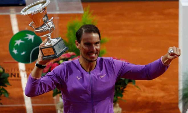 Nadal vô địch Rome Masters, bị dự đoán có thể mất ngôi ở Roland Garros