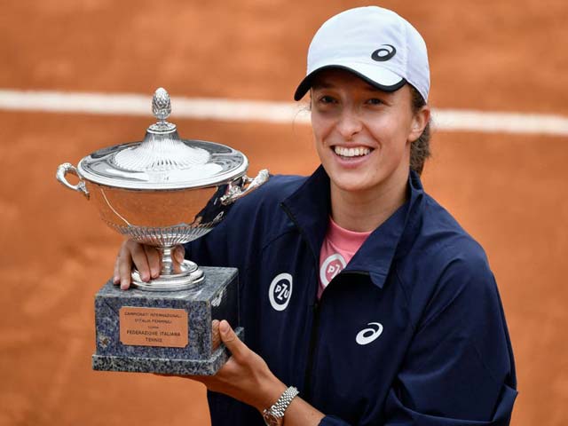 Thể thao - Video tennis Swiatek - Pliskova: Choáng váng 12 game trắng, 48 phút định đoạt (Chung kết Rome Masters)