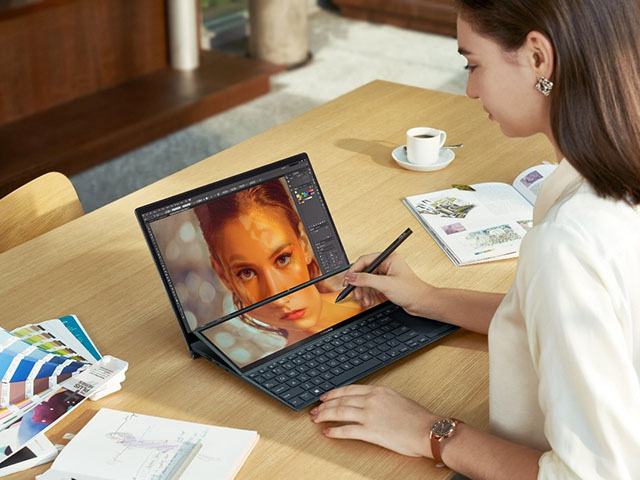 Thời trang Hi-tech - Asus ZenBook Duo 14 UX482 ra mắt với màn hình kép, siêu mỏng và nhẹ