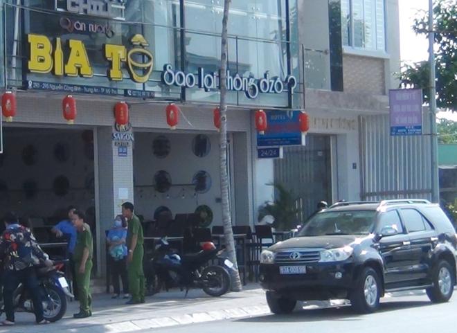 Hiện trường xảy ra vụ việc. 