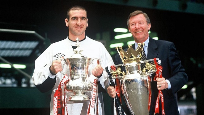 Cantona và Sir Alex Ferguson