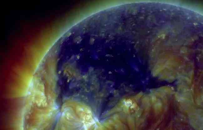 Bên trong lõi Trái Đất ẩn giấu rất nhiều hạt bí ẩn từ gió Mặt Trời cổ đại - Ảnh: NASA/SDO/AIA