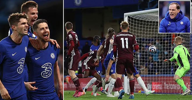 Chelsea đang ở vào vị trí thuận lợi nhất trong cuộc đua top 4 sau khi hạ Leicester City 2-1