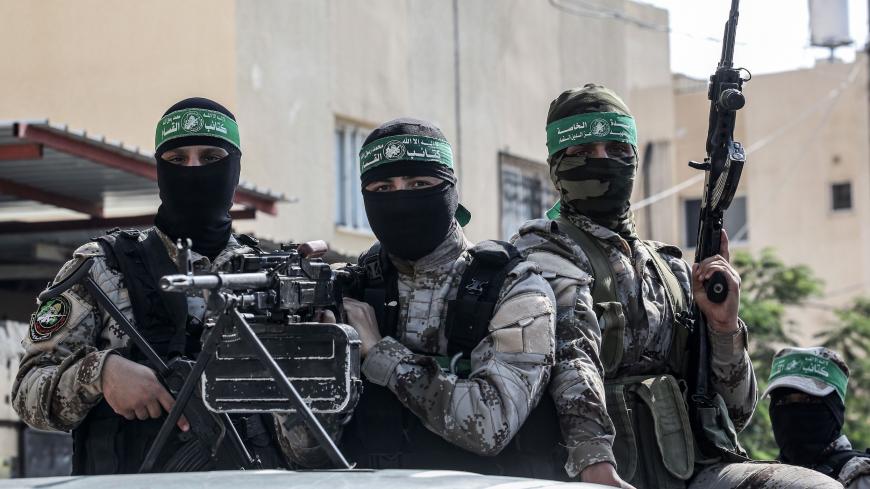 Các tay súng thuộc Phong trào Hồi giáo Hamas.