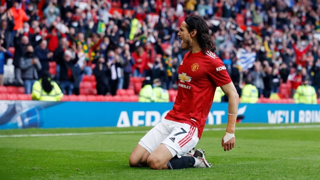 Cavani lập siêu phẩm từ cự li gần&nbsp;40m ở trận MU - Fulham