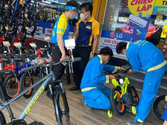 Kinh doanh - Hết thời hoàng kim, hàng loạt “ông lớn” điện máy thu hẹp diện tích và chuyển hướng bán xe đạp?