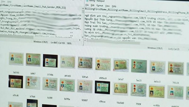 Khoảng 8.000 - 10.000 ảnh chụp CMND của người Việt bị hacker rao bán trên mạng.