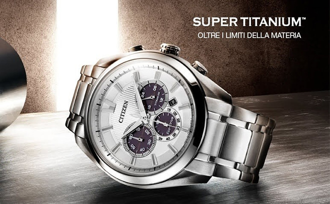 Một phiên bản Citizen Chronograph được làm bằng chất liệu cao cấp Super Titanium