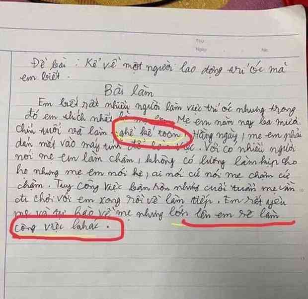 Ai cũng cho rằng cậu bé chính xác là đang "bóc phốt" mẹ.