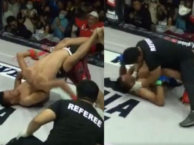 Thể thao - Võ sĩ MMA siết cổ như "hạ sát" đối thủ buộc trọng tài ra đòn