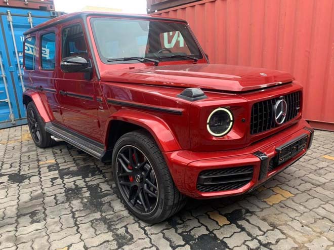 "Khui thùng" Mercedes-AMG G63 vừa về nước với ngoại thất màu đỏ nổi bật - 3