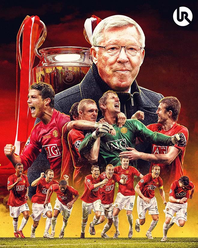 MU của Sir Alex huyền thoại vô địch Champions League 2007/08