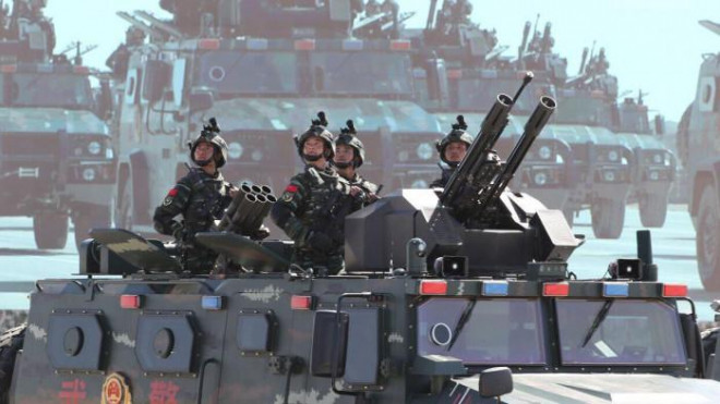 Lực lượng vũ trang Trung Quốc tham gia duyệt binh tại Thiên An Môn trong một sự kiện đặc biệt - ảnh tư liệu minh họa.